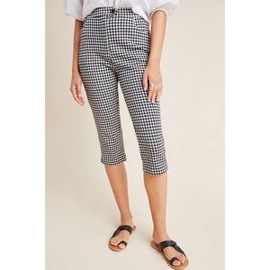 🏁ANTHROPOLOGIE GIGHAM CAPRIS🏁- size 4 womans